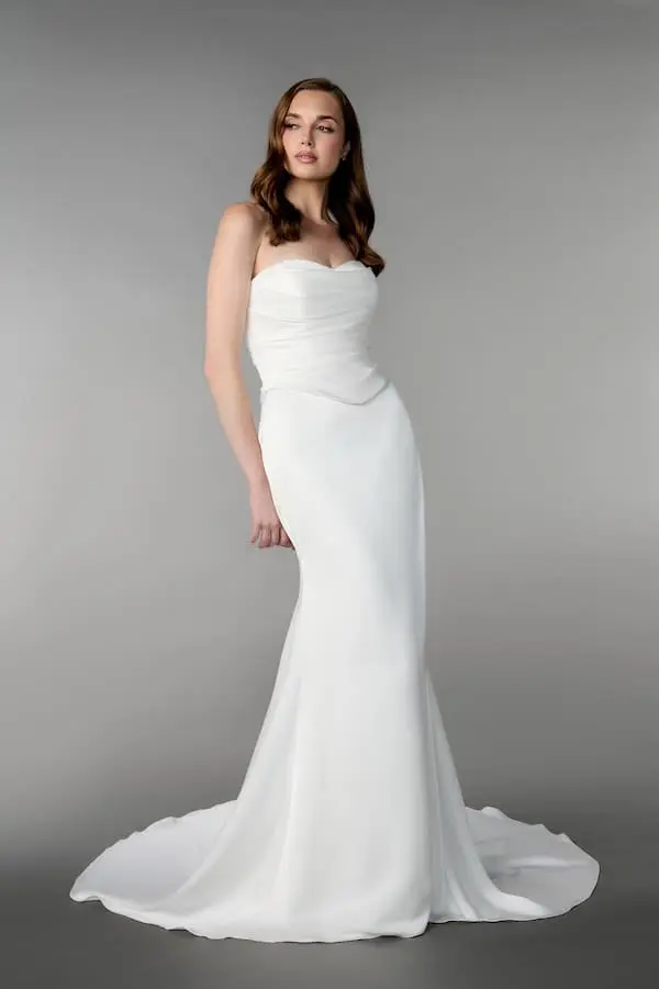 slim fit dress slacks Rachel Allan Bridal