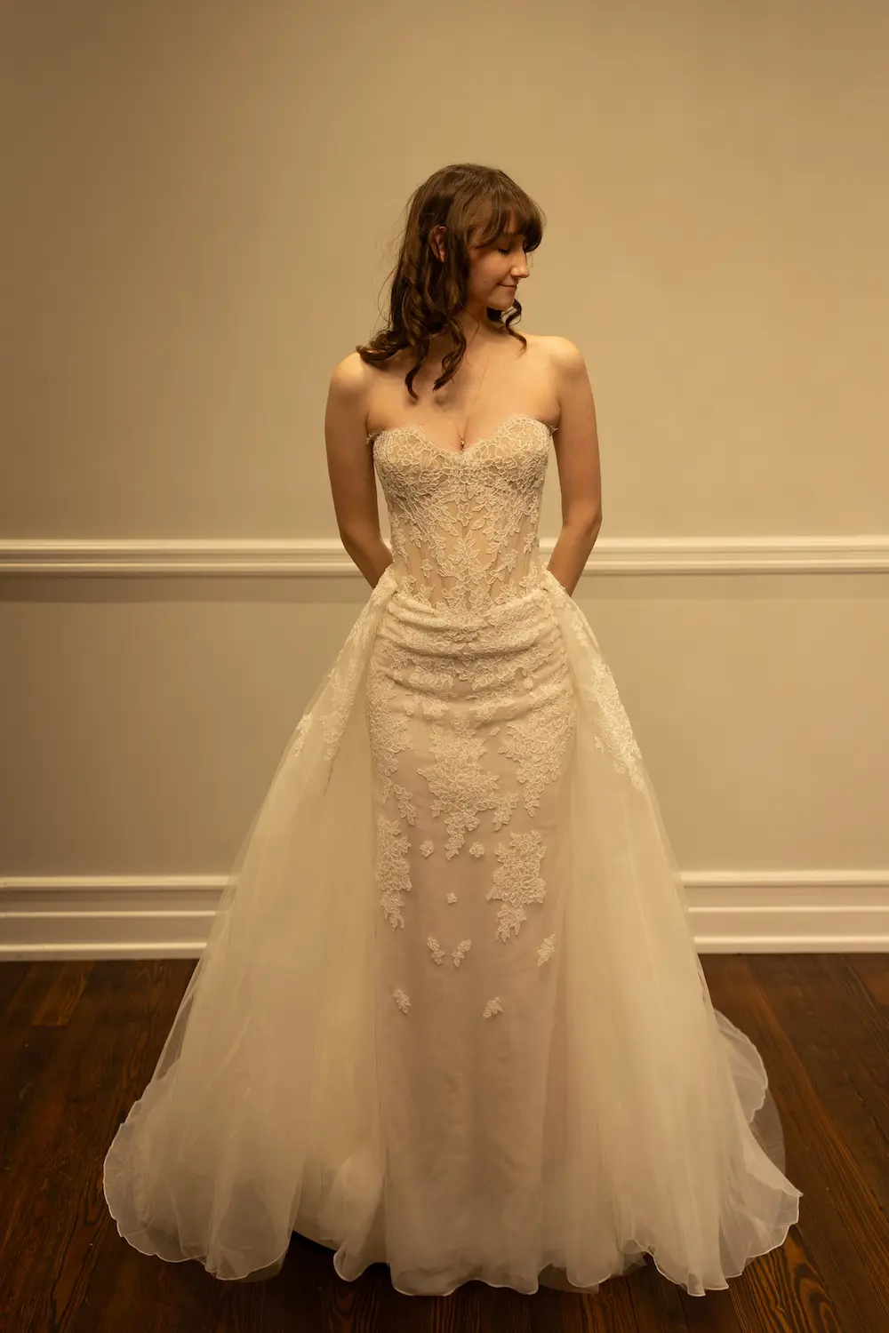 uploads-1771347460652-RH001-3 Juliet - The chapel-length train adds an elegant finish, with the option to attach a longer, detachable train for added drama during the ceremony.
